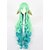 cheap Costume Wigs-LOL KDA Soraka Cosplay Wigs All Layered Haircut 44 inch Heat Resistant Fiber Curly Green Anime Wig