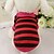 cheap Dog Clothes-Dog Cat Pets Sweater Sweatshirt Puppy Clothes Stripes Sweet Style Leisure Dog Clothes Puppy Clothes Dog Outfits Stripe Costume for Girl and Boy Dog 100% Coral Fleece XS S M L XL XXL