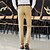 abordables Chinos-Hombre pantalones de traje Chinos Color sólido Longitud total Pantalones Formal Fiesta Básico Sencillo Delgado Negro Vino Microelástico / Trabajo
