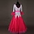billige Ballroomkjoler-Ballroom Dance Dresses Women&#039;s Performance Spandex Ruching / Split Joint 3/4 Length Sleeve Dress