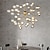Недорогие Люстры-спутники-60 cm В помещении Роскошь Творческая новинка Люстры и лампы Металл Спутник Окрашенные отделки Художественный 110-120Вольт 220-240Вольт