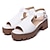 cheap Women&#039;s Sandals-Women&#039;s Sandals Chunky Heel Comfort Daily PU Summer White Black Gray