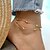 cheap Body Jewelry-Anklet Ankle Bracelet Ladies Simple Bohemian Women&#039;s Body Jewelry For Holiday Going out Layered Alloy Drop Gold Silver 1pc