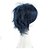 tanie Peruki kostiumowe-przebranie na karnawał peruka syntetyczna peruka cosplay peruka kręcone kręcone peruki krótkie czerwone niebieskie włosy syntetyczne damska czerwona niebieska hairjoy