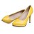 رخيصةأون أحذية نسائية-نسائي كعوب الكعوب عالي مناسب للبس اليومي كعب ستيلتو مريح PU اللوز أسود أصفر