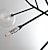 baratos Estilo Sputnik-27-light 75 cm lustre led pingente metal leve vidro sputnik acabamentos pintados globo artístico 110-120v 220-240v