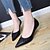 cheap Women&#039;s Heels-Women&#039;s Heels Kitten Heel Pointed Toe PU Basic Pump Summer Fuchsia / Black / Beige / Daily