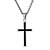 cheap Necklaces &amp; pendants-1pc Pendant Necklace God Necklace For Men&#039;s Gift Daily Stainless Steel Rope franco chain Cross