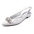 abordables Chaussures de mariée-Femme Chaussures de mariage Paillettes de cristal scintillantes ornées de bijoux Grandes Tailles Mariage Soirée &amp; Evénement Couleur Pleine Eté Strass Cristal Talon Plat Bout pointu basique Satin