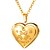 halpa Muotikaulakorut-Women&#039;s Pendant Necklace Long Zodiac Engraved Locket Heart Ladies Romantic Fashion Copper Gold Silver 55 cm Necklace Jewelry 1pc For Gift Daily