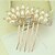 cheap Hair Accessories-Side Combs Hair Accessories Pearl Wigs Accessories Women&#039;s 1pcs pcs 11-20cm cm Special Occasion / Dailywear Classic / Traditional / Classic Lovely / Blonde