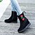 cheap Women&#039;s Boots-Women&#039;s Boots Daily Flat Heel Closed Toe Comfort Fashion Boots Suede Nappa Leather Black