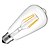 billige LED-filamentlamper-HRY 1pc 4 W LED-glødepærer 360 lm E26 / E27 ST64 4 LED perler COB Dekorativ Varm hvit Kjølig hvit 220-240 V / RoHs