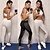 abordables Vêtements de fitness et yoga-Women&#039;s High Waist Yoga Pants Leggings Breathable White Black Spandex Zumba Running Workout Sports Activewear Stretchy