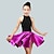 cheap Kids&#039; Dancewear-Latin Dance Skirts Ruching Girls&#039; Performance Sleeveless Natural Spandex