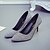 cheap Women&#039;s Heels-Women&#039;s Heels Daily Office &amp; Career Striped Summer Stiletto Heel Pointed Toe Basic Pump PU Red Gray