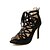 cheap Women&#039;s Sandals-Women&#039;s Sandals Lace Up Sandals Strappy Sandals Daily Summer Stiletto Heel Open Toe Comfort Roman Shoes Nappa Leather Black Purple Brown
