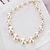 cheap Pearl Necklaces-Women&#039;s Synthetic Diamond Choker Necklace Pearl Necklace Ball Ball Statement Ladies Luxury Pearl Rhinestone Alloy Necklace Jewelry For Wedding Party Special Occasion Daily