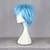 abordables Perruques de déguisement-shigaraki cosplay mha cosplay my hero academia cosplay synthétique perruque straight wig short blue anime wig