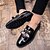 cheap Men&#039;s Slip-ons &amp; Loafers-Men&#039;s Formal Shoes Fall &amp; Winter Wedding Party &amp; Evening Loafers &amp; Slip-Ons Faux Leather Black / Gold