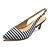 cheap Women&#039;s Sandals-Women&#039;s Sandals Kitten Heel Pointed Toe Cotton Basic Pump Spring &amp; Summer Black / Blue / Striped