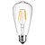 billige LED-filamentlamper-HRY 1pc 4 W LED-glødepærer 360 lm E26 / E27 ST64 4 LED perler COB Dekorativ Varm hvit Kjølig hvit 220-240 V / RoHs