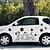 baratos Decoração e proteção de carroçaria automóvel-Preto Adesivos Decorativos para Carro Desenho Porta Adesivos Desenho Animado Adesivos