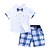 cheap Sets-Boys 3D Patchwork Clothing Set Short Sleeve Summer Active Vintage Cotton Polyester Kids School Daily