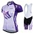 cheap Men&#039;s Clothing Sets-Malciklo Women&#039;s Cycling Jersey with Shorts Mountain Bike MTB Road Bike Cycling White Butterfly Plus Size Bike Clothing Suit Polyester Back Pocket Sports Butterfly Patterned Funny Clothing Apparel