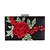 preiswerte Clutches &amp; Taschen für die Abendgarderobe-Damen Stickerei / Blume Polyester Abendtasche Stickerei Weiß / Schwarz / Rosa