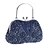 abordables Pochettes et sacs à main de soirée-Femme Sac de soirée Sacs de mariage Sacs à Main Pochette faux cuir Polyester Billes Broderie Brillant Soirée Mariage Soirée / Fête Bleu Noir Gris Violet / Automne hiver