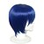 cheap Synthetic Trendy Wigs-Cosplay Costume Wig Synthetic Wig Cosplay Wig Straight Layered Haircut Wig Blonde Short Royal Blue Synthetic Hair Men&#039;s Anime Fashionable Design Adjustable Blonde D&#039;vant / Heat Resistant