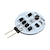 abordables Bombillas-10pcs led bi-pin bombilla lámpara lateral-pin 2w g4 redondo 15 smd5730 dc ac 12-24v blanco frío cálido equivalente a 20w reemplazo de bombilla halógena ángulo de haz de 120 °