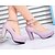 cheap Women&#039;s Heels-Women&#039;s Heels Block Heel Round Toe Classic Sweet Daily Walking Shoes Synthetics Tassel Solid Colored Summer Purple Gold Sky Blue