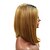cheap Synthetic Lace Wigs-Synthetic Lace Front Wig Ombre Straight Bob Side Part Lace Front Wig Blonde Short Black / Strawberry Blonde Synthetic Hair Women&#039;s Heat Resistant Women Dark Roots Blonde