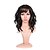 Χαμηλού Κόστους Περούκες υψηλής ποιότητας-Συνθετικές Περούκες Κυματιστό Κούρεμα καρέ Περούκα Μεσαίο Μαύρο / καφέ Συνθετικά μαλλιά 14 inch Γυναικεία Γυναικεία Περούκα αφροαμερικανικό στυλ Με τα Μπουμπούκια Μαύρο καφέ