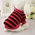 cheap Dog Clothes-Dog Cat Pets Sweater Sweatshirt Puppy Clothes Stripes Sweet Style Leisure Dog Clothes Puppy Clothes Dog Outfits Stripe Costume for Girl and Boy Dog 100% Coral Fleece XS S M L XL XXL