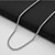 preiswerte Halsketten &amp; Anhänger-Men&#039;s Chain Necklace Single Strand Baht Chain Mariner Chain European Titanium Steel Silver 55 cm Necklace Jewelry 1pc For Daily