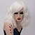cheap Costume Wigs-Cosplay Costume Wig Synthetic Wig Wavy Minaj Middle Part Wig Short Grey White Natural Black Rose / Green Gold Pink Synthetic Hair Women&#039;s Fashionable Design Party Red Blue