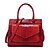 cheap Handbag &amp; Totes-Women&#039;s Embossed PU Top Handle Bag Handbags Crocodile Wine / Black / Blue