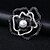 cheap Pins and Brooches-Women&#039;s AAA Cubic Zirconia Brooches Hollow Out Elegant Brooch Jewelry Black For Wedding Festival