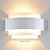 זול אורות קיר לדים-lightinthebox תאורת קיר תחתית חיצונית לד 60w מסלול מתכת חצי עיגול אור קיר מודרני מודרני עכשווי 110-120v 220-240v