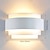 cheap LED Wall Lights-Lightinthebox Outdoor Flush Mount Wall Lights LED 60W Pathway Metal Semicircle Wall Light Modern Contemporary 110-120V 220-240V