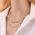 cheap Necklaces-Women&#039;s Turquoise Pendant Necklace Double Floating Ladies Personalized Basic Fashion Gold Plated Turquoise Alloy Golden Silver Necklace Jewelry For Party Wedding Casual Daily Sports Masquerade