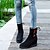 cheap Women&#039;s Boots-Women&#039;s Boots Daily Flat Heel Closed Toe Comfort Fashion Boots Suede Nappa Leather Black