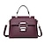 cheap Handbag &amp; Totes-Women&#039;s Bags PU(Polyurethane) Tote Zipper Gray / Purple / Brown