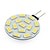 abordables Bombillas-10pcs led bi-pin bombilla lámpara lateral-pin 2w g4 redondo 15 smd5730 dc ac 12-24v blanco frío cálido equivalente a 20w reemplazo de bombilla halógena ángulo de haz de 120 °