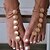זול תכשיטים אופנתיים-סנדלי רגליים יחפות תכשיטים נשים וינטאג&#039; בגדי ריקוד נשים תכשיטי גוף עבור קזו&#039;אל יומי סגסוגת פרח כסף זהב