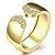 halpa Muotisormukset-Naisten Midi Ring Cubic Zirkonia 1kpl Ruusukulta Kulta Kupari Geometric Shape naiset Muoti Päivittäin Iltajuhlat Korut Tyylikäs Tyylikäs