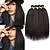 billige 4 pakker hårvever med ekte hår-4 pakker Hårvever Malaysisk hår Yaki Hairextensions med menneskehår Remy Menneskehår 100% Remy Hair Weave Bundles 400 g Menneskehår Vevet Hairextensions med menneskehår 8-28 tommers Naturlig Farge